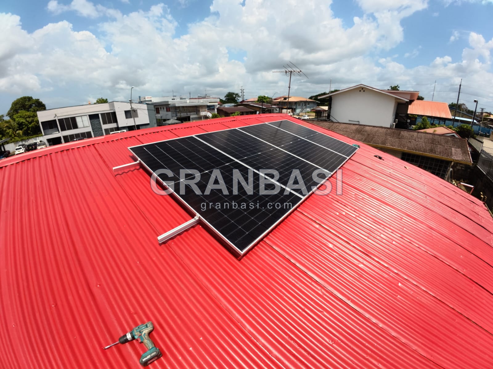 Solar roof downtown